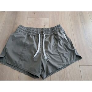 Vuori Shorts Clementine Lined 3.5" Women's Medium Brown Beige VW365